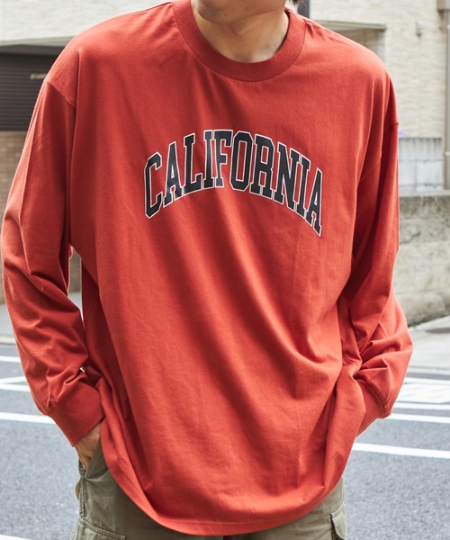 PAIRMANON STREET（ペアマノンストリート）の「【PAIRMANON STREET】【かぞくおそろい】【パパサイズ】ビッグシルエット 長袖プリントTシャツ（Tシャツ/カットソー・メンズ・ベージュ系その他/オレンジ系その他/ブラック系その他2/ブラック系その他/テラコッタ/ブルー系その他/グリーン系その他/マスタード/ブルー系その他2/イエロー系その他・FREE）」の4枚目の写真