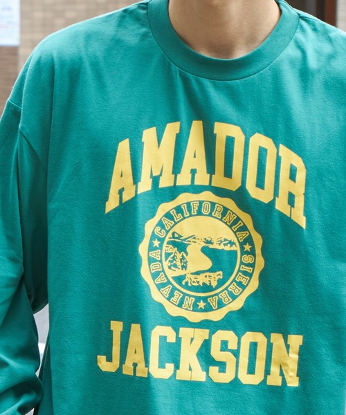 PAIRMANON STREET（ペアマノンストリート）の「【PAIRMANON STREET】【かぞくおそろい】【パパサイズ】ビッグシルエット 長袖プリントTシャツ（Tシャツ/カットソー・メンズ・ベージュ系その他/オレンジ系その他/ブラック系その他2/ブラック系その他/テラコッタ/ブルー系その他/グリーン系その他/マスタード/ブルー系その他2/イエロー系その他・FREE）」の13枚目の写真