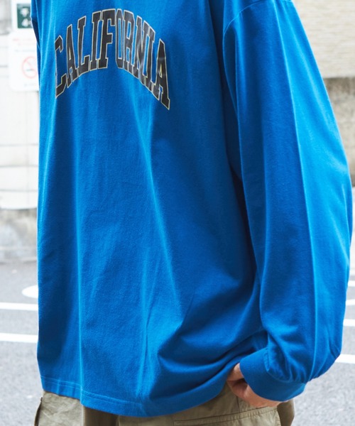 PAIRMANON STREET（ペアマノンストリート）の「【PAIRMANON STREET】【かぞくおそろい】【パパサイズ】ビッグシルエット 長袖プリントTシャツ（Tシャツ/カットソー・メンズ・ベージュ系その他/オレンジ系その他/ブラック系その他2/ブラック系その他/テラコッタ/ブルー系その他/グリーン系その他/マスタード/ブルー系その他2/イエロー系その他・FREE）」の15枚目の写真