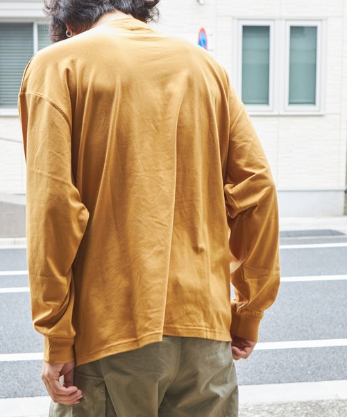 PAIRMANON STREET（ペアマノンストリート）の「【PAIRMANON STREET】【かぞくおそろい】【パパサイズ】ビッグシルエット 長袖プリントTシャツ（Tシャツ/カットソー・メンズ・ベージュ系その他/オレンジ系その他/ブラック系その他2/ブラック系その他/テラコッタ/ブルー系その他/グリーン系その他/マスタード/ブルー系その他2/イエロー系その他・FREE）」の19枚目の写真