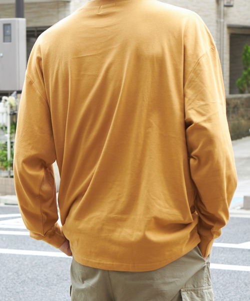 PAIRMANON STREET（ペアマノンストリート）の「【PAIRMANON STREET】【かぞくおそろい】【パパサイズ】ビッグシルエット 長袖プリントTシャツ（Tシャツ/カットソー・メンズ・ベージュ系その他/オレンジ系その他/ブラック系その他2/ブラック系その他/テラコッタ/ブルー系その他/グリーン系その他/マスタード/ブルー系その他2/イエロー系その他・FREE）」の21枚目の写真