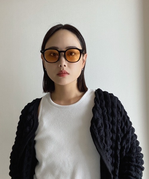 AMAIL（アマイル）の「Tortoise sunglasses（サングラス・レディース・オレンジ/ブラック・FREE）」の12枚目の写真