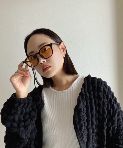 AMAIL（アマイル）の「Tortoise sunglasses（サングラス・レディース・オレンジ/ブラック・FREE）」の13枚目の写真