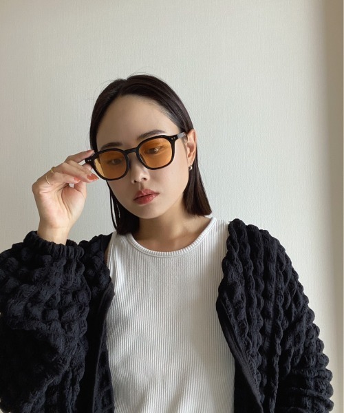 AMAIL（アマイル）の「Tortoise sunglasses（サングラス・レディース・オレンジ/ブラック・FREE）」の14枚目の写真