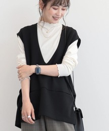 AMERICAN HOLIC | 【SETアイテム】 ポンチベスト+テレコカットプルオーバー(Tシャツ/カットソー)