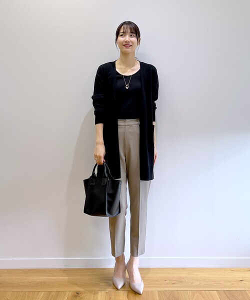 OPAQUE.CLIP(オペークドットクリップ)の「◆【2WAY/軽量】サイドウィングミドルトート(トートバッグ・レディース・ライトグレー/ベージュ/チャコールグレー/ブラック/ピンク系・00)」の14枚目の写真