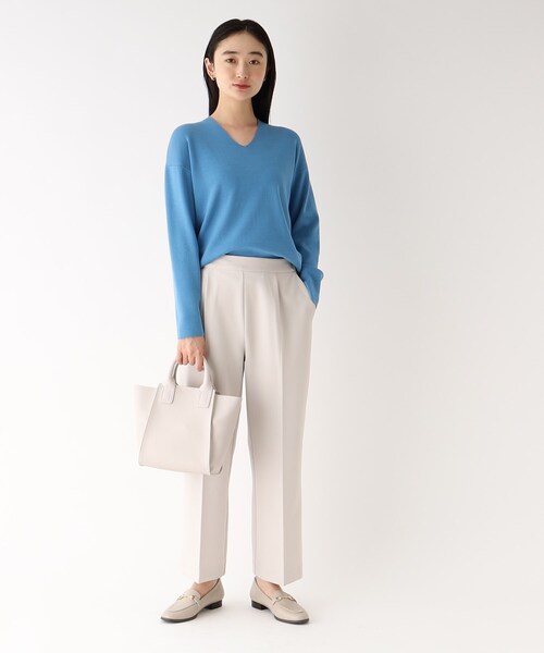 OPAQUE.CLIP(オペークドットクリップ)の「◆【2WAY/軽量】サイドウィングミドルトート(トートバッグ・レディース・ライトグレー/ベージュ/チャコールグレー/ブラック/ピンク系・00)」の19枚目の写真