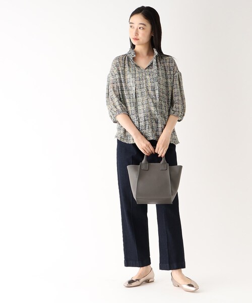 OPAQUE.CLIP(オペークドットクリップ)の「◆【2WAY/軽量】サイドウィングミドルトート(トートバッグ・レディース・ライトグレー/ベージュ/チャコールグレー/ブラック/ピンク系・00)」の20枚目の写真