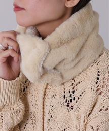 emesuelee | ボタン付ネックウォーマー(ネックウォーマー/スヌード)
