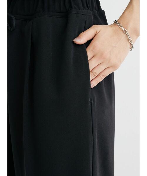 Green　Parks（グリーンパークス）の「イージーウエストセンタープレスストレートパンツ（その他パンツ・レディース・ピンク/ブラック/ホワイト系その他2・FREE）」の5枚目の写真