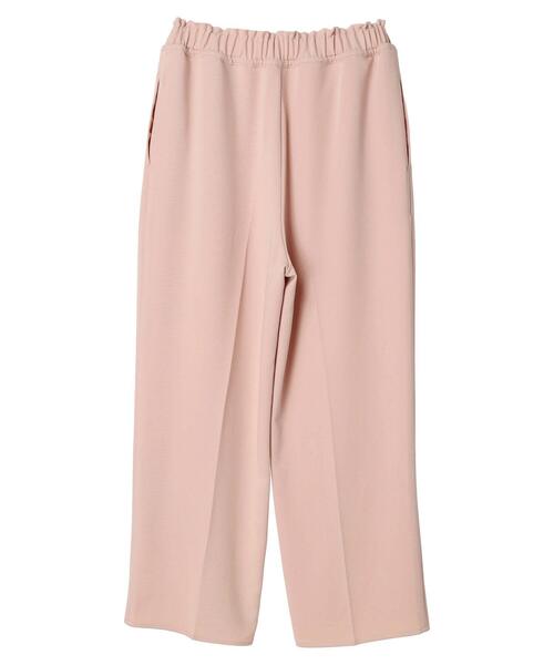 Green　Parks（グリーンパークス）の「イージーウエストセンタープレスストレートパンツ（その他パンツ・レディース・ピンク/ブラック/ホワイト系その他2・FREE）」の13枚目の写真