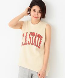 Another Edition | GOOD ROCK SPEEDロゴクルーネックノースリーブ/BCgood/s LOGO CN NSL◆(Tシャツ/カットソー)