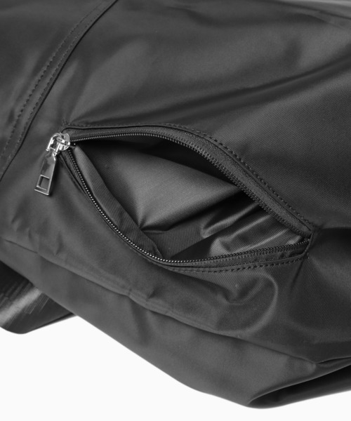Theater code（シアターコード）の「nylon sack/ナップサック ジムサック ワンショルダーバッグ 巾着バッグ ナイロン 2WAY（ショルダーバッグ・メンズ・ブラック/シルバー・FREE）」の9枚目の写真