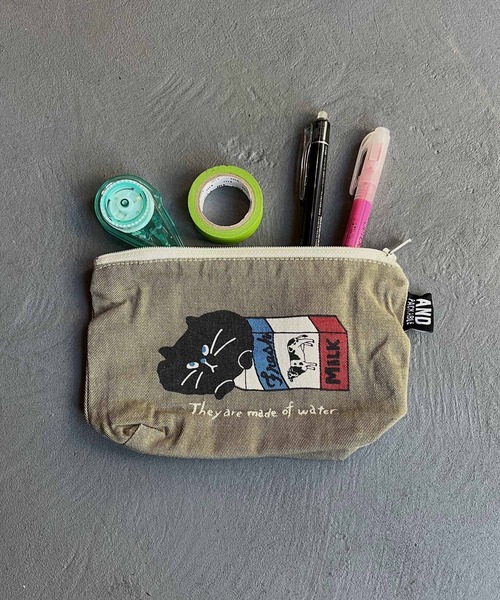 GLOBAL FORME CONCRETE（グローバルフォルムコンクリート）の「【AND PACKABLE】POUCH　ポーチ（ポーチ・レディース・グリーン/イエロー系その他/ベージュ系その他/ターコイズブルー/レッド/ベージュ/イエロー/ナチュラル/ブルー/ブラック/ホワイト×レッド/ライトグリーン/ブラウン系その他/モカ/モスグリーン/レッド系その他/ネイビー/インディゴブルー/その他1/その他2/マスタード/レッド系その他2/イエロー系その他2/ターメリック/グレイッシュブルー/ライトブルー/ホワイト系その他/ホワイト×イエロー/ダークネイビー/ブルー系その他/ホワイト系その他2/イエロー系その他3/レッド系その他3/ブラック系その他/グリーン系その他/ホワイト×ブラック・FREE）」の11枚目の写真