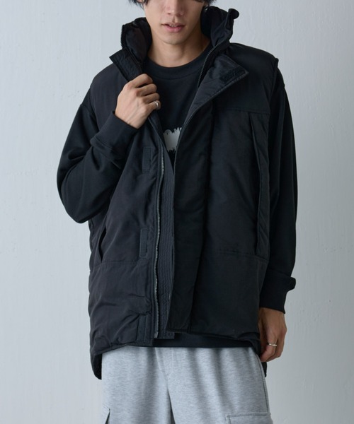 COLONY 2139(コロニートゥーワンスリーナイン)の「中綿モンスターベスト(ダウンベスト・メンズ・グレー/ブラック/カーキ・MEDIUM/LARGE)」の8枚目の写真