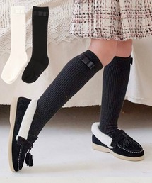 Rora | シャープ ハイソックス（2色セット）(ソックス/靴下)