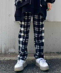 FLUFFY CHECK パンツ
