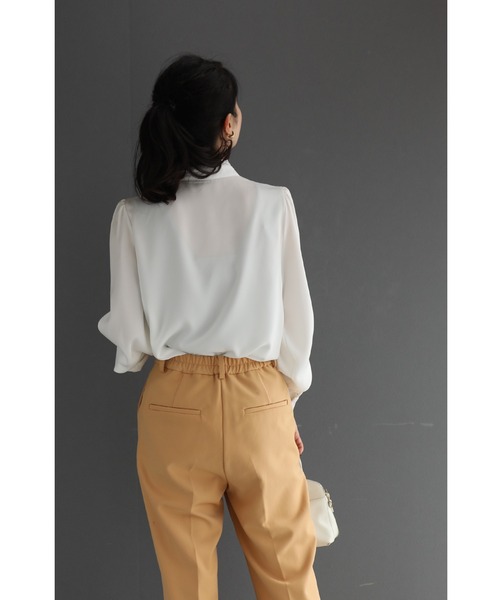 cawaii(カワイイ)の「クラシカルな雰囲気漂うセンターレースブラウストップス(シャツ/ブラウス・レディース・ホワイト・FREE)」の10枚目の写真