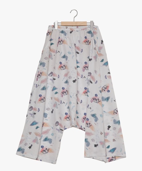 BEDSIDEDRAMA(ベットサイドドラマ)の「Poltergeist Relax Pants(その他パンツ・レディース・ライトグレー/ブラック・1)」の17枚目の写真