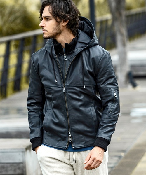 美品 AKM B063 SWING QUILT JK レザーライダース 美品 AKM B063 SWING QUILT JK レザーライダース