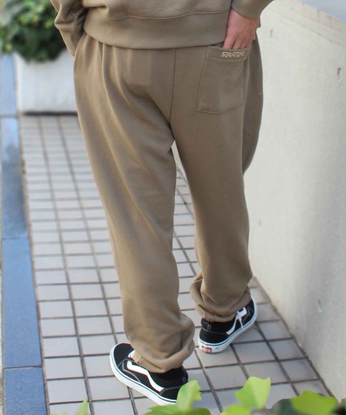 STARTER（スターター）の「【STARTER】スターター 裏毛 ロングパンツ 1634095【セットアップ対応】（スウェットパンツ・メンズ・カーキ/ネイビー/ライトグレー/ラベンダー/ヘザーグレー/ブラック/モカ/クリーム・XL/XXL/S/M/L）」の19枚目の写真