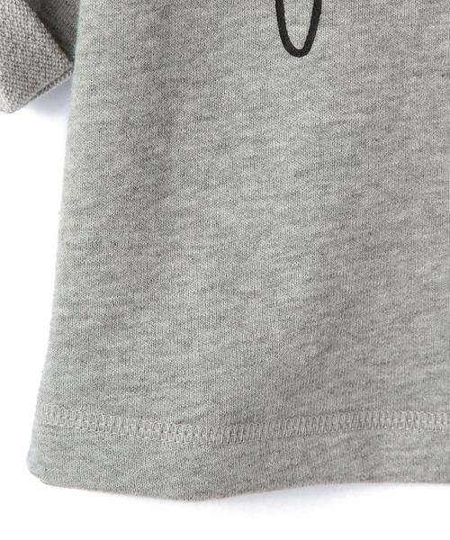 green label relaxing(グリーンレーベルリラクシング)の「【KIDS】ミニウラケ ショートプルオーバー ◆(Tシャツ/カットソー・キッズ・グレー/ロイヤルブルー・105/95/125/135/115)」の4枚目の写真