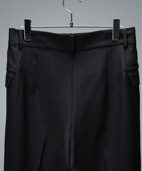 KUUUPY(クーピー)の「Design Tuck Wide Slacks - デザインタックワイドスラックス(スラックス・メンズ・グレー/ブラック・MEDIUM/LARGE/SMALL)」の19枚目の写真