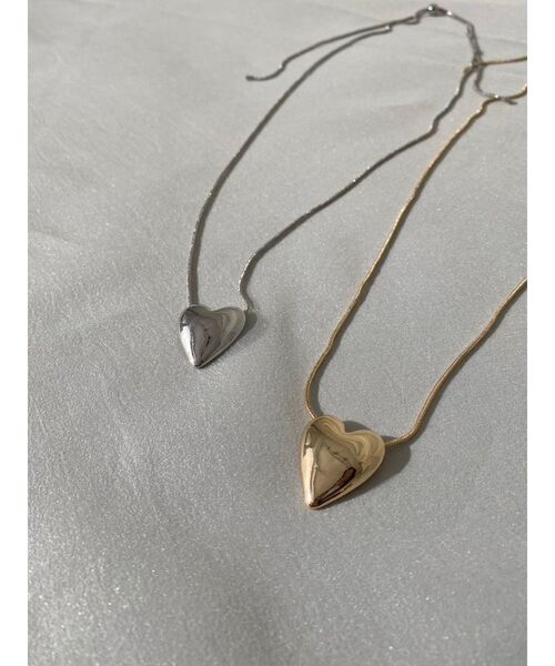 LAGUNAMOON（ラグナムーン）の「ハートアジャスターネックレス（ネックレス・レディース・ゴールド/シルバー・FREE）」の3枚目の写真