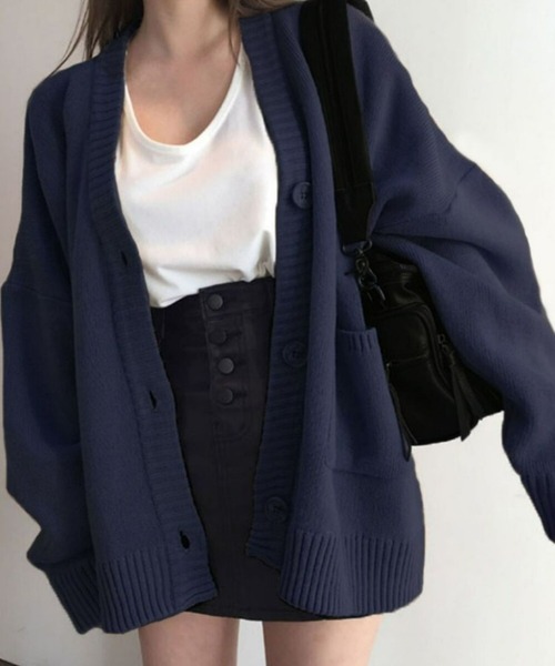 CANVAS+（キャンバスプラス）の「【CANVAS+】ソフトタッチニットカーディガン（カーディガン/ボレロ）」 - WEAR