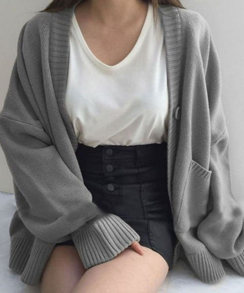 CANVAS+（キャンバスプラス）の「【CANVAS+】ソフトタッチニットカーディガン（カーディガン/ボレロ）」 - WEAR