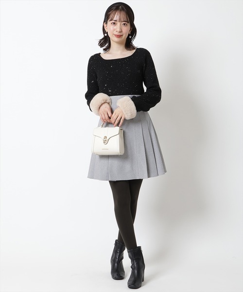 WILLSELECTION(ウィルセレクション)の「サイドボタンミニスカート(スカート・レディース・ブラック/グレー/レッド・MEDIUM)」の20枚目の写真