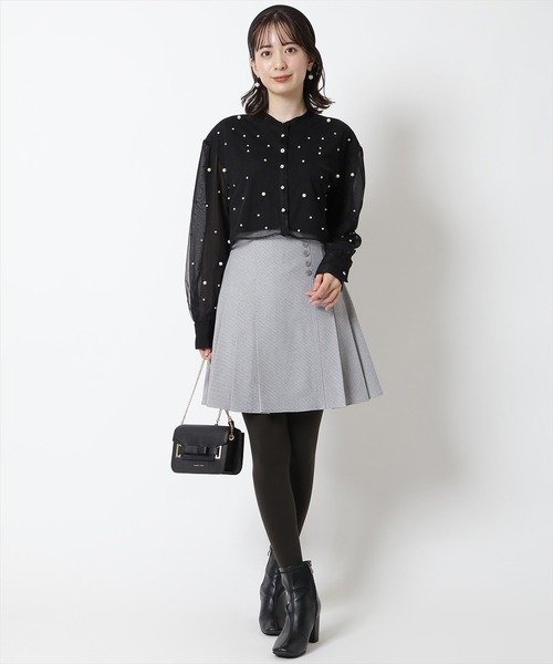 WILLSELECTION(ウィルセレクション)の「サイドボタンミニスカート(スカート・レディース・ブラック/グレー/レッド・MEDIUM)」の21枚目の写真