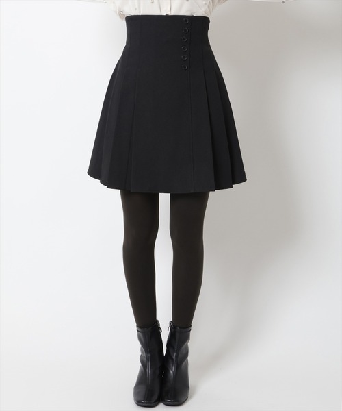 WILLSELECTION(ウィルセレクション)の「サイドボタンミニスカート(スカート・レディース・ブラック/グレー/レッド・MEDIUM)」の6枚目の写真