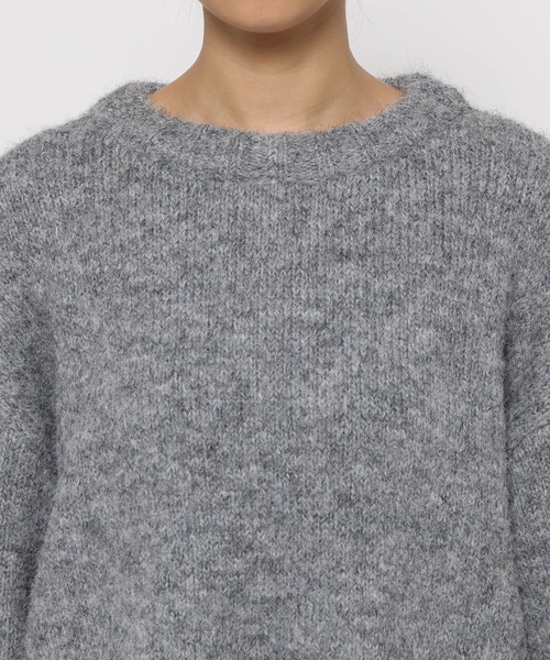 LEPSIM（レプシィム）の「3ゲージヘアリーショートプルオーバー　987185（ニット/セーター・レディース・オフホワイト/グレー/ブルー/ピンク・FREE）」の20枚目の写真