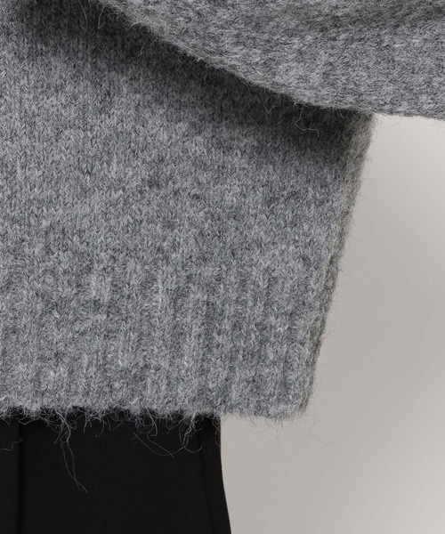 LEPSIM（レプシィム）の「3ゲージヘアリーショートプルオーバー　987185（ニット/セーター・レディース・オフホワイト/グレー/ブルー/ピンク・FREE）」の22枚目の写真