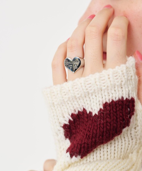 TINA：JOJUN（ティーナジョジュン）の「ハート リング TINA：JOJUN（リング・レディース・シルバー・7号/9号/11号/13号）」の8枚目の写真