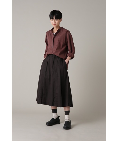 MHL.（エムエイチエル）の「GARMENT DYE COTTON POPLIN（シャツ
