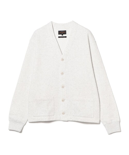 新品！BEAMS PLUS / スウェット カーデガン グレー　ストライプ 楽天市場】【別注】LOOPWHEELER / Extra Light Sweat Cardigan