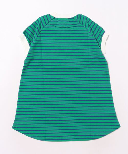 CONVERSE（コンバース）の「【CONVERSE】ボーダーワンピース/キッズ（ワンピース・キッズ・ホワイト/ピンク/グリーン・130cm/120cm/110cm）」の4枚目の写真