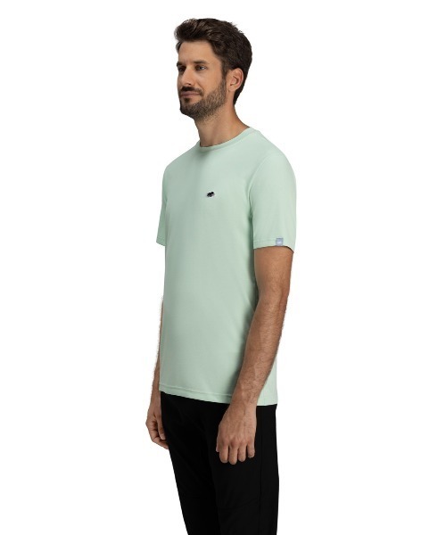 Mammut(マムート)の「マムート エッセンシャル Tシャツ AF メン / Mammut Essential T-Shirt AF Men(Tシャツ/カットソー・メンズ・オレンジ/ブルー/ダークブルー/ミント・LARGE/MEDIUM/SMALL/X-LARGE)」の6枚目の写真