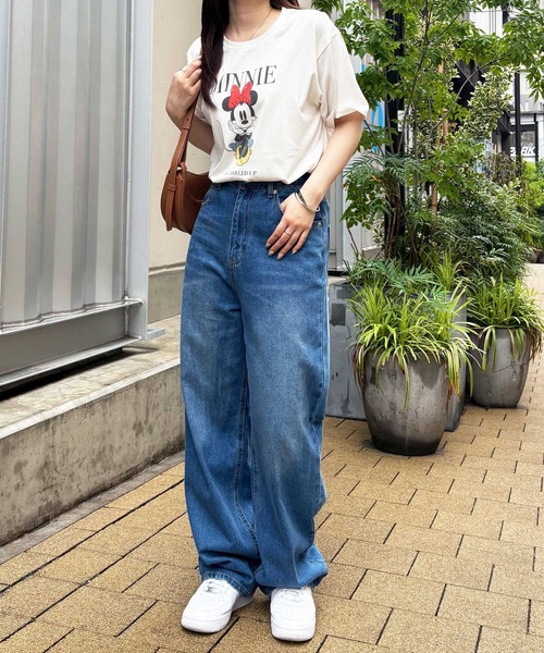 【くららです】デニムカーブパンツ　ネイビー　38 デニムパンツの商品一覧|レディースファッション通販のJ Lounge