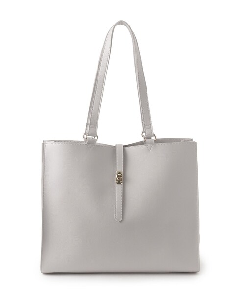 grove(グローブ)の「◆【A4/お仕事】人間工学スクエアベルトヒネリトート(トートバッグ・レディース・ブラック/ライトグレー/サックスブルー系7/アイボリー/サンドベージュ・00)」の10枚目の写真