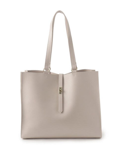 grove(グローブ)の「◆【A4/お仕事】人間工学スクエアベルトヒネリトート(トートバッグ・レディース・ブラック/ライトグレー/サックスブルー系7/アイボリー/サンドベージュ・00)」の17枚目の写真