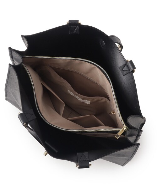 grove(グローブ)の「◆【A4/お仕事】人間工学スクエアベルトヒネリトート(トートバッグ・レディース・ブラック/ライトグレー/サックスブルー系7/アイボリー/サンドベージュ・00)」の22枚目の写真