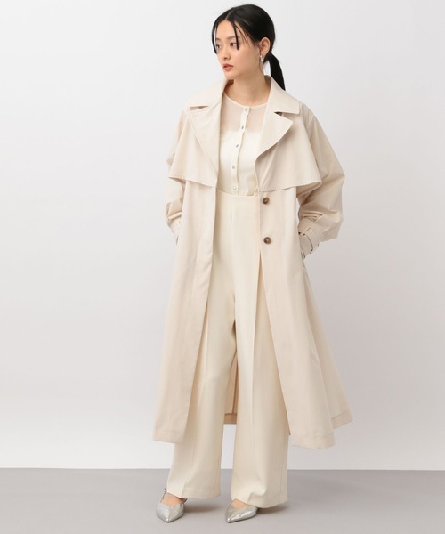 A part by(アパートバイ)の「ベロアショートカーディガン(カーディガン/ボレロ・レディース・オフホワイト/ブラック系その他2/ブルー・FREE)」の6枚目の写真