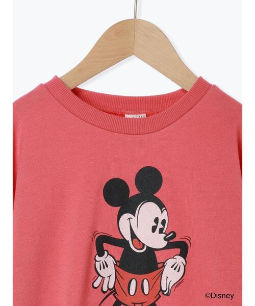 Samansa Mos2 Lagom(サマンサモスモスラーゴム)の「【Disney】ミッキー/プリントトレーナー(Tシャツ/カットソー・キッズ・サックスブルー/レッド/キナリ・100/110/120/95/130)」の8枚目の写真