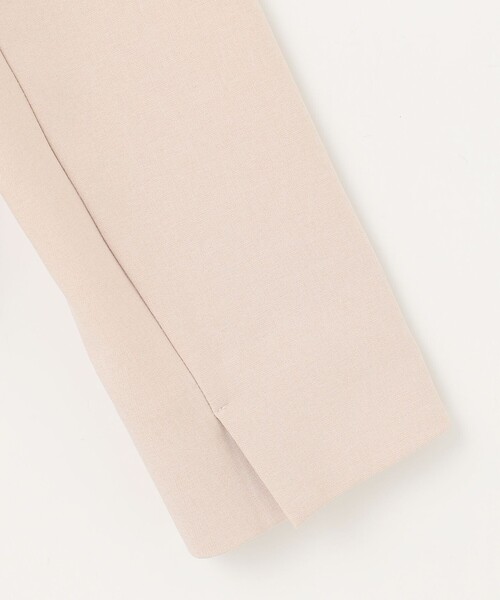 ANY SIS（エニィスィス）の「【UVカット / 接触冷感 / 吸水速乾】スマートビューティストレッチ ショートノーカラージャケット（ノーカラージャケット・レディース・ネイビー系/ライトグレー系/ベージュ系/黄土色系・1/2/3）」の9枚目の写真