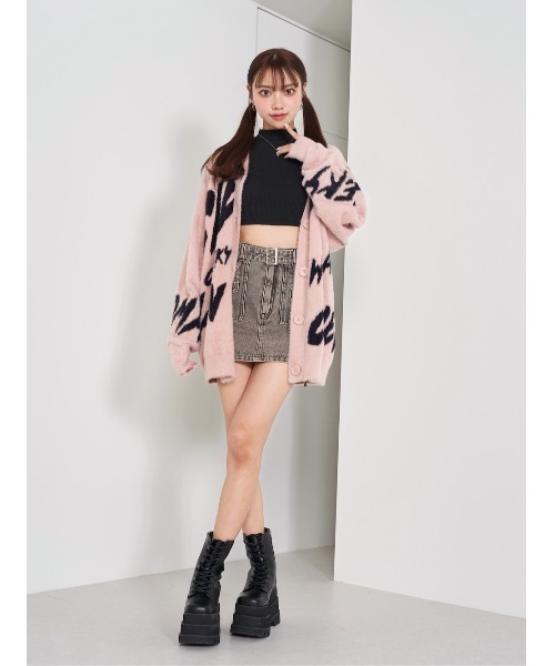 グラフィックジャガードニットカーディガン（カーディガン/ボレロ