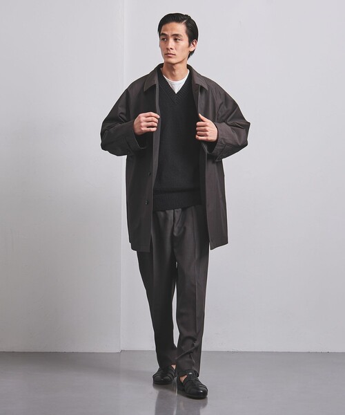 UNITED ARROWS（ユナイテッドアローズ）の「ブークレ Vネック ニット（ニット/セーター・メンズ・イエロー/ライトグレー/ブラック・XL/M/S/L）」の16枚目の写真