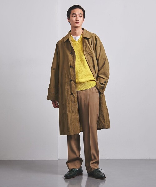 UNITED ARROWS（ユナイテッドアローズ）の「ブークレ Vネック ニット（ニット/セーター・メンズ・イエロー/ライトグレー/ブラック・XL/M/S/L）」の9枚目の写真